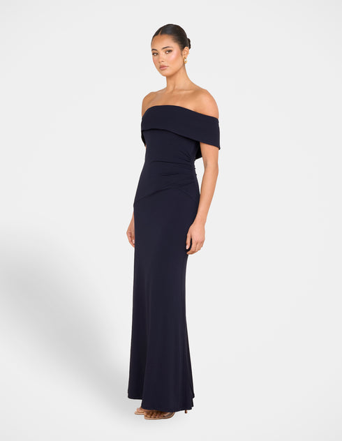 Barb Off Shoulder Gown